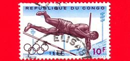 Repubblica Del CONGO - Usato - 1964 - Giochi Olimpici 1964 - Tokyo - Salto Con L'asta - 10 - Oblitérés