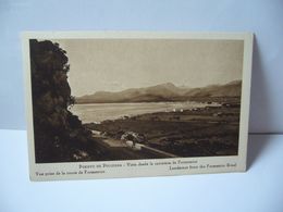 PUERTO DE POLLENSA ESPANA ESPAGNE ISLA BALEARES VISTA DESDE LA CARRETERA DE FORMENTOR CPA 1921 - Formentera