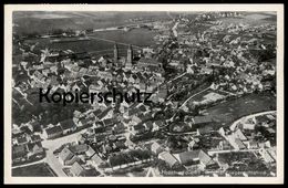 ALTE POSTKARTE MOOSBURG OBERBAYERN ORIGINAL FLIEGERAUFNAHME Luftbild Totalansicht Bayern Isar Ansichtskarte AK Postcard - Moosburg