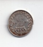 REF MON4  : Monnaie Old Coin Grande Bretagne 3 Pence Argent 1890 - F. 3 Pence