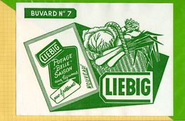 BUVARD & Blotting Paper : Potage  Legumes LIEBIG N°7 - Soups & Sauces