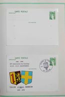 Cartes - Lettres  Repiquées   - Type Sabine  Lot  1.1 - Umschläge Mit Aufdruck (vor 1995)