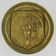 Médaille. Sigillu Scabinorum De Uccle. Armoiries Et Sceau D'Uccle. René Gouverneur 1971. 50mm - Professionali / Di Società