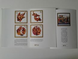 Fra729 Brochure Bollettino Informativo Deutsche Post Francobolli Natale Christmas Stamps Timbre Noel - Temas