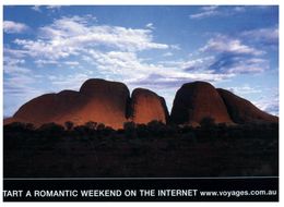 (D 23) Australia - NT -   Uluru, Romantic Evening (Avanti Card) - Uluru & The Olgas