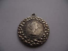 United Kingdom Great Britain - Elisabeth II - 1966 - Medal Medaille Medallion - Half Penny Coin 38 Mm Diameter - Monetari/ Di Necessità