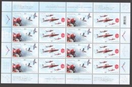 2006  Snowbirds - Air Force Acrobatic Team   -  Complete MNH Sheet Of  8 Se-tenant Pairs  Sc 2158-9 ** - Ganze Bögen