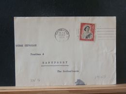 89/129   LETTER TO HOLLAND  1956 - Storia Postale