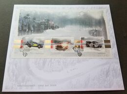 Norway Motorsport 2007 Sport Car Racing Winter Champion (FDC) *silver Foil *unusual - Briefe U. Dokumente