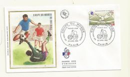 COUPE  DU  MONDE DE FOOTBALL  50 ème ANNIVERSAIRE   FDC  FRANCE  04/1982. - Andere & Zonder Classificatie