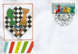 Passage à L An 2000 Aux îles Wallis & Futuna, Oblitération Spéciale Sur Lettre - Cartas & Documentos