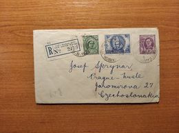 EX-PR-20-07-74 R-LETTER FROM COFF'S HARBOUR JETTY, N.S.W. TO PRAHA. 1946 - Storia Postale