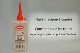 Wenco - HUILE Machine à Coudre MECANIQUE TRAIN Engrenages Paliers Pointes D'essieux 50ml Neuf - Other & Unclassified