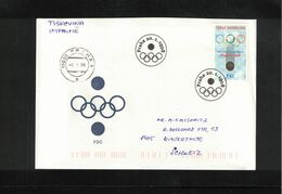 Czech Republic 1998 Olympic Games Nagano FDC - Hiver 1998: Nagano