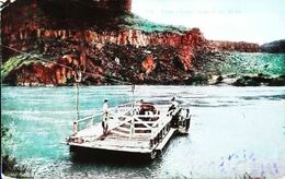 Cpa  SNAKE RIVER      (IDAHO)  Bac  Glenn's Ferry  1909 - Altri & Non Classificati