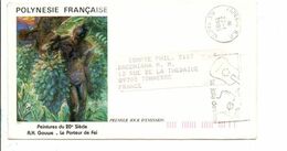 POLYNESIE LETTRE POUR LA FRANCE 1985 - Covers & Documents