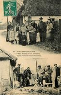 Fort Mahon Plage * La Mère SOPHIE Et Son Habitation * Types Pêcheurs Et Leur Chaumière * Pêche * Persnnage Local Type - Fort Mahon