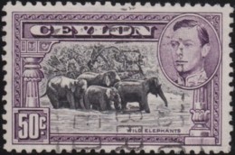 Ceylon     .    SG        .    394c      .         O      .     Oblitéré    .   /    .  Cancelled - Ceylon (...-1947)