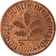 Monnaie, République Fédérale Allemande, Pfennig, 1994, Hambourg, TTB, Copper - 1 Pfennig