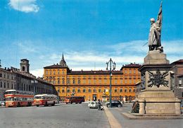 010868 "TO - P.ZZA CASTELLO-MONUMENTO ALL'ESERCITO SARDO DONATO DAI MILANESI 1859" ANIMATA, AUTO, SACAT.  CART NON SPED - Palazzo Reale