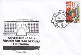 CUBA   Sc 6044   Mission In Ethiopia  FDC - Lettres & Documents