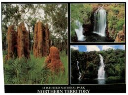 (F 4) Australia - NT - Litchfile National Park - Termite Mounds - Waterfall  (with Stamp) - Non Classés