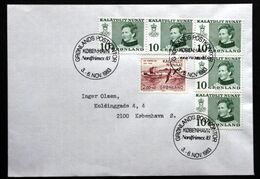 Greenland 1983 Letter Sent To Denmark Special  Cancel  Nordfrimex 1983 Copenhagen( Lot 82 ) - Storia Postale