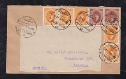 Egypt 1926 Cover ALEXANDRIA To LEIPZIG Germany - Briefe U. Dokumente