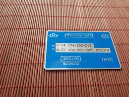 Landis & GYR TESTCARD 002370 (MINT,NEW) RARE - [4] Test & Services