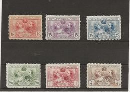 ESPAGNE - SERIE EXPO DE MADRID 1907 -N° 236 A 245 AVEC CHARNIRE - COTE : 60 € - Neufs