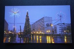 Russia. Chechen Republic - Chechnya. Groznyi Capital, Christmas Tree At Night - Modern Postcard 2000s - Tsjetsjenië