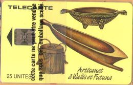Wallis And Futuna - WF-SPT-0003A, Artisanat à Wallis Et Futuna, Crafts, 25 U, 2400ex, 11/92, Mint NSB - Wallis-et-Futuna