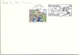 PRINCIPAT D' ANDORRA - CARTA PAS DE LA CASA  17.1.1979  + FLAMME / 2 - Covers & Documents