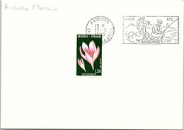 PRINCIPAT D' ANDORRA - CARTA ANDORRA LA VELLA  17.1.1979  + FLAMME / 2 - Covers & Documents