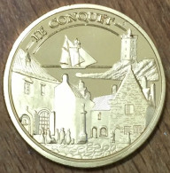 29 LE CONQUET MÉDAILLE TOURISTIQUE SOUVENIRS ET PATRIMOINE EN COULEURS SANS DATE JETON MEDALS COINS TOKENS - Andere & Zonder Classificatie