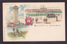 CPA Italie Livourne Livorno Non Circulé Litho Gruss - Livorno