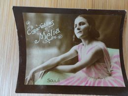 IMAGE PUBLICITE CIGARETTES MELIA FEMME  SOULE  4.9 X 6.5 CM  VCE20 - Melia