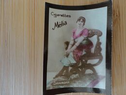 IMAGE PUBLICITE CIGARETTES MELIA FEMME DAMIROFF  4.9 X 6.5 CM  VCE20 - Melia