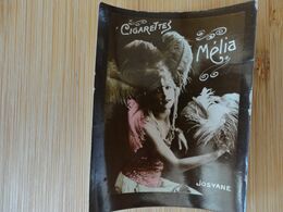 IMAGE PUBLICITE CIGARETTES MELIA FEMME JOSYANE  4.9 X 6.5 CM  VCE20 - Melia