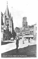 Nederland Holland Pays Bas Zwolle Groote Markt Hoofdwacht 1955 Oude Auto - Zwolle