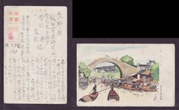 JAPAN WWII Military Creek Picture Postcard Central China 22th Division WW2 MANCHURIA CHINE MANDCHOUKOUO JAPON GIAPPONE - 1943-45 Shanghái & Nankín