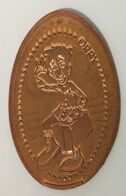02 CENTER  PARCS ORRY PIÈCE ÉCRASÉE ELONGATED COIN MEDAILLE TOURISTIQUE MEDALS TOKENS PIÈCE MONNAIE - Monete Allungate (penny Souvenirs)