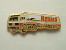 PIN'S CAMION MERCEDES - TRANSPORTS RENARD - COMBUSTIBLES - Mercedes