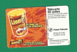 VARIÉTÉS FRANCE TÉLÉCARTE 1997 / 11  GEM2 LION NESTLE   50 UNITES   UTILISÉE - Variëteiten