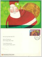 Norge Norway 2003 Christmas Card From Posten Norway, Prestamped, Cancelled Card - Briefe U. Dokumente