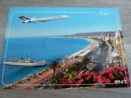 Nice - La Promenade Des Anglais - 4399 - Editions Mar - - Transport Aérien - Aéroport