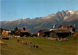 Obersaxen - Miraniga Mit Dem Oberalpstock (5792) * 1. 7. 1983 - Obersaxen