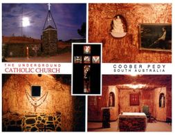(F 20) Australia - SA - Undergroud Catholic Church In Coober Peddy (4 Views) - Coober Pedy