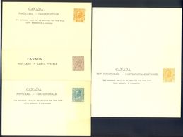 CANADA - Lot Of 4 Various Not Traveled Stationery With Variou Imprinted Value. In Good Condition. - Autres & Non Classés
