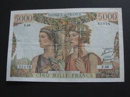5000 Francs - Terre Et Mer  1-2-1951  **** EN ACHAT IMMEDIAT **** - 5 000 F 1949-1957 ''Terre Et Mer''